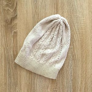 ALLSAINTS Cotton Lamb Wool Angora Knitted Hat One Size